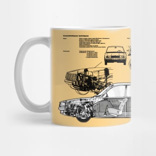 NSU RO80 - cutaway Mug